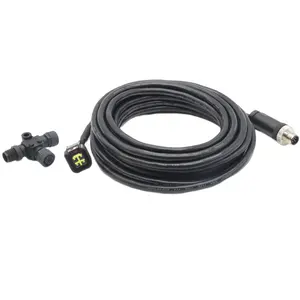 NMEA 2000 ימאהה מנוע ממשק T-מחבר עמיד למים M12 5pin ימאהה פלסטיק צוללת כבל מחבר עגול