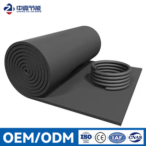 Zhongjia China Hot Sale Modern Eco-Friendly Elastomeric NBR/PVC Foam Rubber <b>Sheet</b> Fire Resistant Roof Insulation 10mm-30mm - Product Image 1