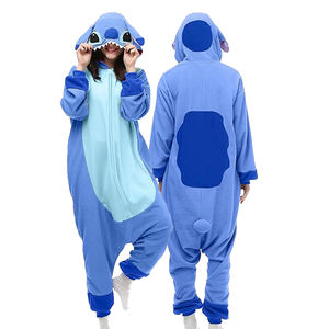 Pijamas de animales bonitos a juego para la familia, disfraces de Kigurumi Onesie para adultos para FIESTA DE FOTOS DE Navidad, mono con capucha de felpa para Otoño e Invierno - Product Image 1
