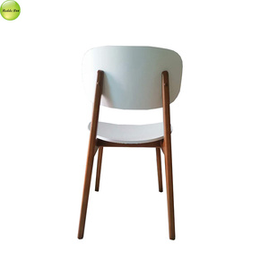 White Color Bitty Size Solid Wood Home Use <strong>High</strong> Quality Luxury Stainless Legs Leather Dining Room <strong>Chair</strong> <strong>on</strong> <strong>Sale</strong> - Product Image 5