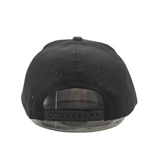 OEM <strong>Custom</strong> Logo Laser Cut Holes Performance 5 6 7 Panels Flat <strong>Bill</strong> Brim Hydro Nylon Rope Waterproof Snapback <strong>Baseball</strong> <strong>Cap</strong> Hat - Product Image 5