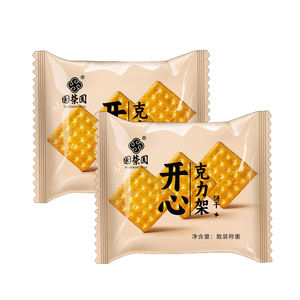 Yuanrongyuan Happy Crackers Kekse Salziger Käse geschmack Halbharte Textur 41% Fett 600g Box Verpackung Chinesische exotische Snacks - Product Image 2