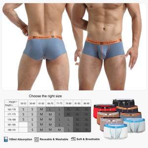 Mens chất lượng bán buôn thời trang liền mạch phương thức người đàn ông phương thức đồ lót người đàn ông Boxer Briefs sexy hiệu suất tùy chỉnh dây thắt lưng - Product Image 2