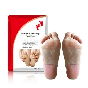 निजी लेबल सस्ते फैक्टरी मूल्य Exfoliating प्राकृतिक पैर त्वचा छीलने मुखौटा