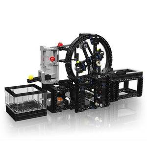 Bloques de construcción MOC GBC <span class=keywords><strong>Marble</strong></span> <span class=keywords><strong>Run</strong></span>-Planetary Elevator 26015 Motor Machine Technology Bricks Creative Sports Ball Toys Regalos de Navidad - Product Image 1