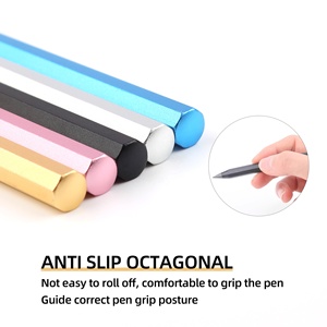 TTX matita magica senza inchiostro personalizzata in metallo poligonale infinito con punta a matita eterna - Product Image 3