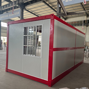 Giá rẻ sẵn sàng thực hiện Gói phẳng prefab 20ft gấp <span class=keywords><strong>container</strong></span> cửa hàng khung <span class=keywords><strong>Modular</strong></span> di động văn phòng xây dựng 40ft có thể gập lại <span class=keywords><strong>container</strong></span> nhà - Product Image 3