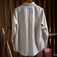 Kemeja Linen Pria 100% Rami Murni Lengan Panjang Kasual Bisnis Bernapas Ringan Lembut Dicuci Harga Pabrik Grosir Kustom