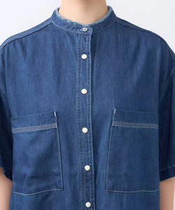 Best Quality <b>Men's</b> Casual Long Sleeve Cotton Denim Shirt Top Selling Breathable Product with Customized Logo - Product Image 4