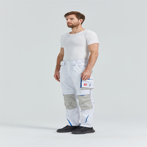 Pantaloni <span class=keywords><strong>Cargo</strong></span> da uomo di alta qualità personalizzati OEM personalizzati pantaloni Multi tasche da uomo pantaloni da lavoro <span class=keywords><strong>Cargo</strong></span> funzionali pantaloni da carpentiere bianchi - Product Image 3