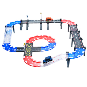 Magnetic <strong>Race</strong> Track Toys Car Tracks Set Sensory Toys for Kids Magnet Building <strong>Blocks</strong> Tiles for Toddlers 3+ Year Old Boys Girls - Product Image 2