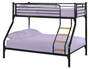 Modern Double Decker Metal Bunk <b>Bed</b> Versatile & Stylish for Home Hotels Schools Hospitals-for Bedrooms - Product Image 1