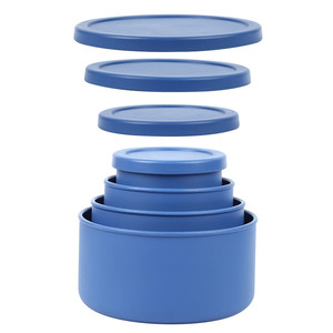 ชุดกระเป๋ากล่องอาหารกลางวันซิลิโคนสำหรับเด็กนักเรียน - Product Image 3