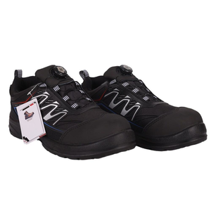 נעלי בטיחות עם מגן פלדה באצבעות, סוליית PU וריפוד רשת, עשויות מעור אמיתי, למכירה חמה, מתאימות לרתכים חשמליים ולעבודה במפעלים, לגברים - Product Image 3