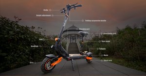 Scooter KuKirin, Velocidad de 55 km/h, Autonomía de 80 km, Batería de 20 Ah, Scooter Kukirin - Product Image 4