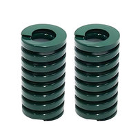 Resorte de compresión rectangular verde de alta resistencia para mano derecha Yu Laotou TT-1 Silichrom, 137 lb, 3 mm DI, 6 mm DE, inyección de plástico
