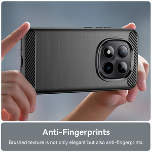 Nouveau pour Redmi Note 15 <span class=keywords><strong>Pro</strong></span> + étui de téléphone, texture en fibre de carbone brossé ligne antichoc souple TPU couverture mobile pour Redmi Note 15 <span class=keywords><strong>Pro</strong></span> + - Product Image 6