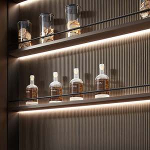 Armoires de cuisine modernes de luxe en bois massif avec personnalisation de la conception gratuite et rangement multifonctionnel - Product Image 4