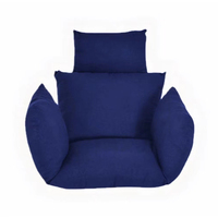 SUREWALHOME Coussin de siège de balançoire de jardin Coussin de chaise suspendue de patio Coussin de panier suspendu à oeufs Oreiller pour extérieur intérieur