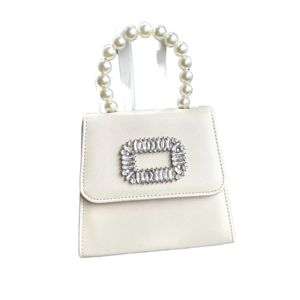 Nouveauté 2025 Sac carré décontracté élégant pour femmes, doté d'une boucle carrée en strass délicate - Product Image 1
