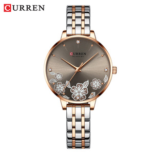 CURREN-Nouvelle <span class=keywords><strong>montre</strong></span> à quartz pour femmes, bracelet en acier inoxydable, nouvelle collection 9068, prête à être expédiée, style moderne - Product Image 4