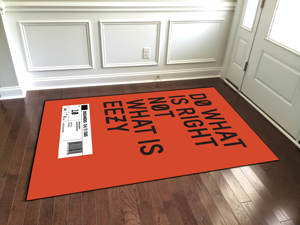 Faites ce qui est juste pas ce qui est facile tapis Hype chambre décor rue mode tapis Hit chaussures tapis Sneaker tapis de sol - Product Image 6