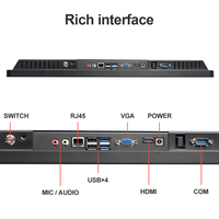 Monitor hmi impermeable IP65, 10,1 pulgadas, todo en uno, industrial, pantalla táctil, panel android, pc