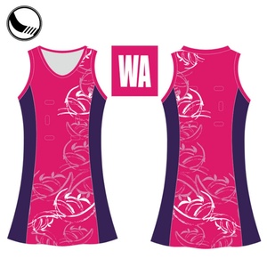 Uniformes de Netball Personalizados OEM para Adultos Unisex, 100% Poliéster/Spandex, Impresión por Transferencia de Calor - Product Image 5