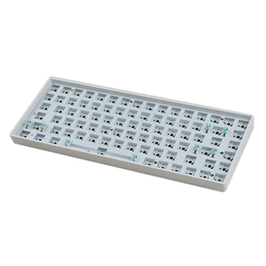 ชุดคีย์บอร์ดแบบกลไกสีขาว/ดำ84คีย์คีย์บอร์ดแบบพกพาขนาดกะทัดรัดรูปแบบ75% แบบ RGB สีขาว/ดำ84คีย์ - Product Image 3