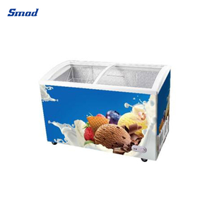 Congelador Comercial con Puerta de Vidrio Curvo de 286l, Modelo Dsh-286c - Product Image 4