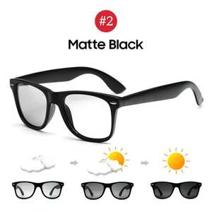 Lunettes de soleil polarisées photochromiques classiques carrées caméléon avec logo personnalisé 2025 UV400 pour hommes et femmes - Product Image 5