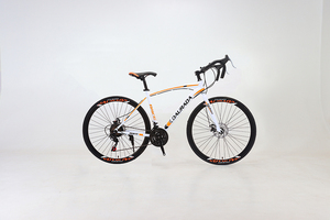 Bicicleta de Carretera de Carreras de Acero con Alto Contenido de Carbono 700C Directo de Fábrica |   Bicicleta de 21 Velocidades con Doble Disco, Color Personalizable con Logotipo, Precio al por Mayor 1A11 High Ca - Product Image 5