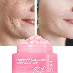 Crème rose au PDRN d'ADN de saumon avec du rétinol, du beurre de karité et de la glycérine - Crème hydratante anti-rides pour le visage - Product Image 1