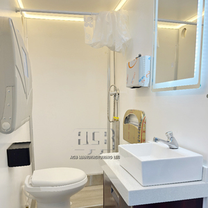 Toilettes portables Acb, toilettes mobiles préfabriquées pour l'extérieur, remorque avec douche, écologiques, durables - Product Image 6