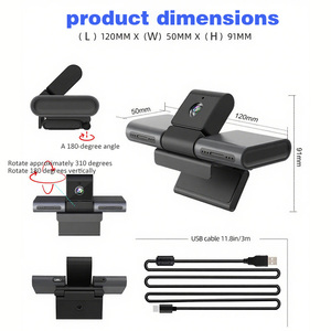 12MP AI <span class=keywords><strong>microfono</strong></span> <span class=keywords><strong>Array</strong></span> di interazione vocale per l'insegnamento della videocamera USB di videoconferenza - Product Image 6