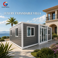 Maison conteneur modulaire préfabriquée moderne de 40 pieds, extensible et portable, certifiée SAA CE, pour bureau ou cabine, modèle Pod 40 pieds