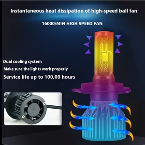 หลอดไฟหน้ารถยนต์ LED รุ่น W103 ขายส่ง 6000k A4/A1/A5 X3/X5/X2/X1/X5 ไฟสูง/ไฟต่ำ H1 H7 9005 9006 เลเซอร์ใหม่สำหรับไฟสูง/ไฟต่ำ Co - Product Image 5