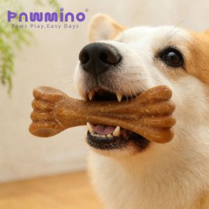 Juguetes masticables de madera y plástico Pawmino, duraderos, para limpieza de dientes, para perros pequeños y medianos - Product Image 2
