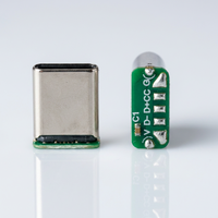 Connecteur USB Type-C mâle OEM 12 broches USB 2.0 C vers C PD 60W à souder, prise USB-C pour câble de charge et de données