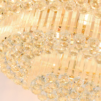 Plafonnier de salon intérieur plafonnier monté sur maison plafonnier LED en cristal pour salon moderne de luxe 30 70