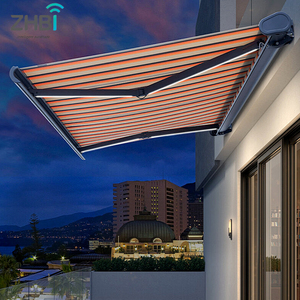Auvent rétractable sur mesure, pare-soleil extérieur pliable, auvent motorisé 6M <span class=keywords><strong>4M</strong></span>, auvent cassette motorisé <span class=keywords><strong>électrique</strong></span> pour extérieur - Product Image 6