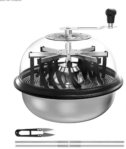 Electric Leaf <strong>Trimmer</strong> 13 Inch <strong>Bud</strong> Leaf Bowl <strong>Trimmer</strong> Clear Visibility Dome Twisted Spin Cut With Sharp Stainless Steel Blades - Product Image 2