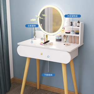 Design moderno bambina camera da letto a casa toletta con specchio e scrivania da spogliatoio - Product Image 6