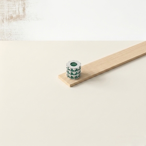 Perles entretoises micro-pavées en CZ vert, perles tubulaires en laiton plaqué rhodium <span class=keywords><strong>pour</strong></span> la fabrication de bijoux de style <span class=keywords><strong>Pandora</strong></span> DIY - Product Image 4