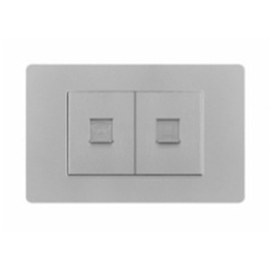 Tùy Chỉnh Chuyển Đổi Ánh Sáng 3 Cực + Ổ Cắm Vệ Tinh Màu Xám PC Bảng Điều Chỉnh Tiêu Chuẩn Mỹ Loạt Ổ Cắm Vệ Tinh - Product Image 5