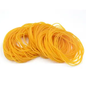 Hot Sale Yellow Natural Elastic Rubber Band for bundling flowers