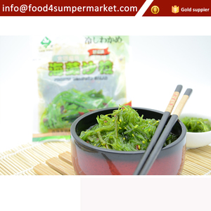 Algues Wakame Naturelles Salées et Congelées de Chine, Salade d'Algues Aromatisées aux Graines de Sésame Vert, Sac Plastique 1kg, 10 Sacs, Shipuller Yumart - Product Image 4