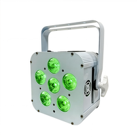 Offre Spéciale 6x18W mariage DMX batterie sans fil 6in1 Uplight 6*18W RGBWAUV DJ événement LED Par lumière avec télécommande