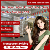 Pengirim Barang Laut China Kipas Angin Portabel DDP ke Italia Door to Door All-in-One Termasuk Pajak Agen Drop Shipping Logistik 7x24