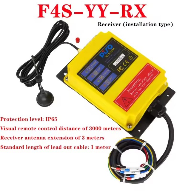 F4S-YY elevator 3000 meter long-distance industrial wireless remote control with customizable button functions